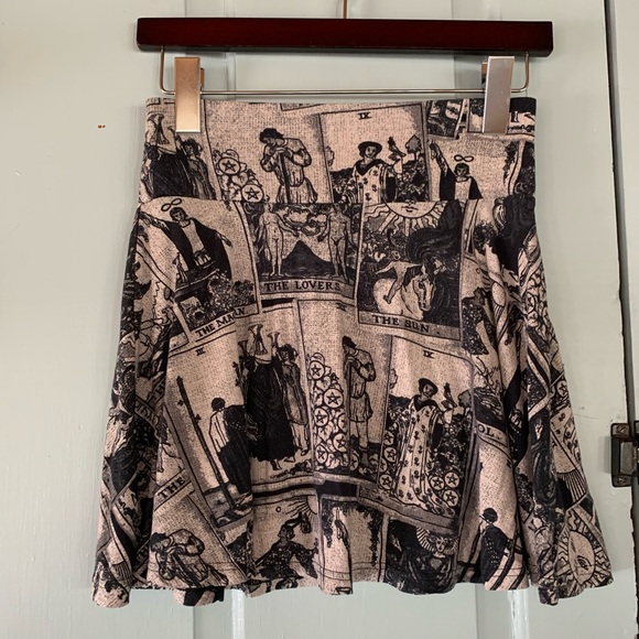 Killstar Dresses & Skirts - KILLSTAR Tarot Card Print Skater Skirt